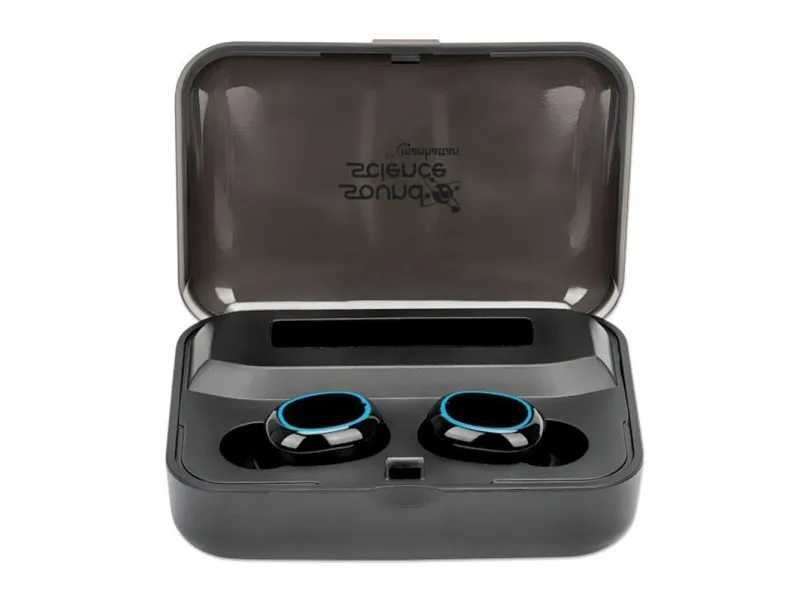 180382 TWS Bluetooth bubice crne