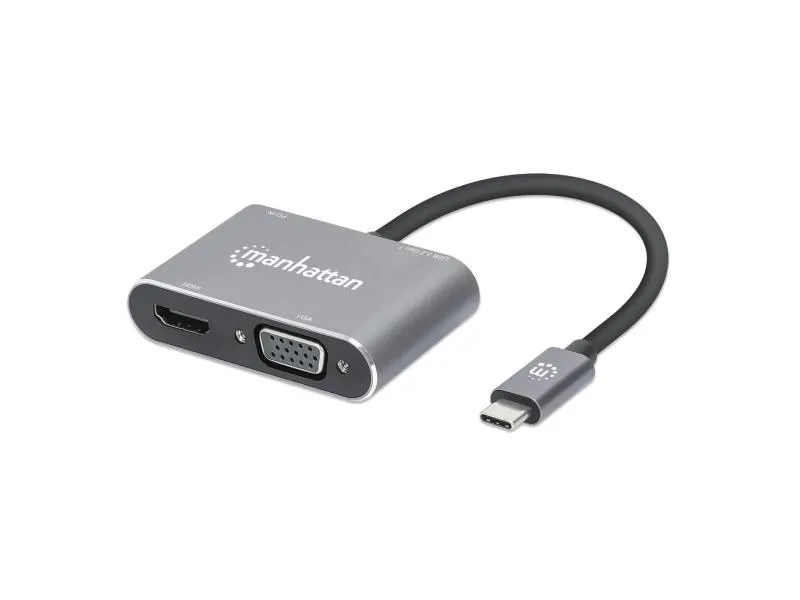 Docking station 4u1 USB-C - VGA/HDMI/USB 3.0 (130691)
