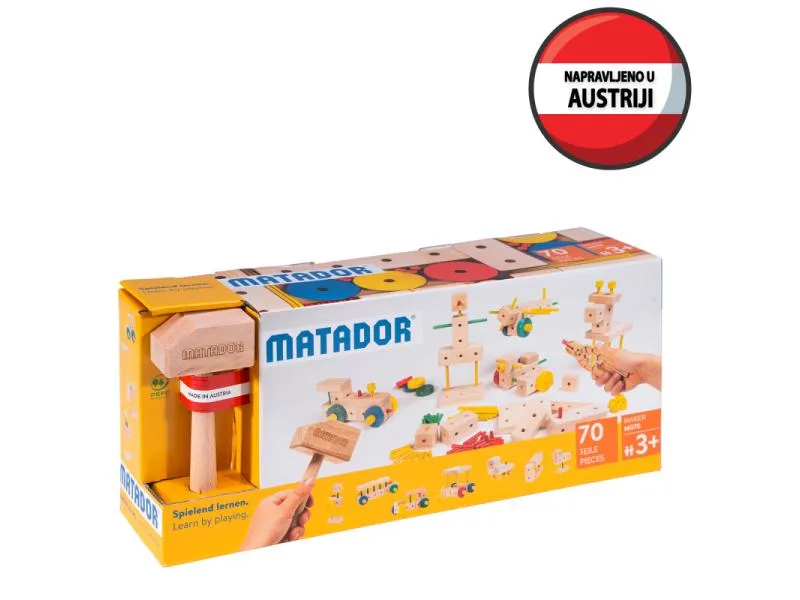 Drveni konstruktor set Stvaralac M070