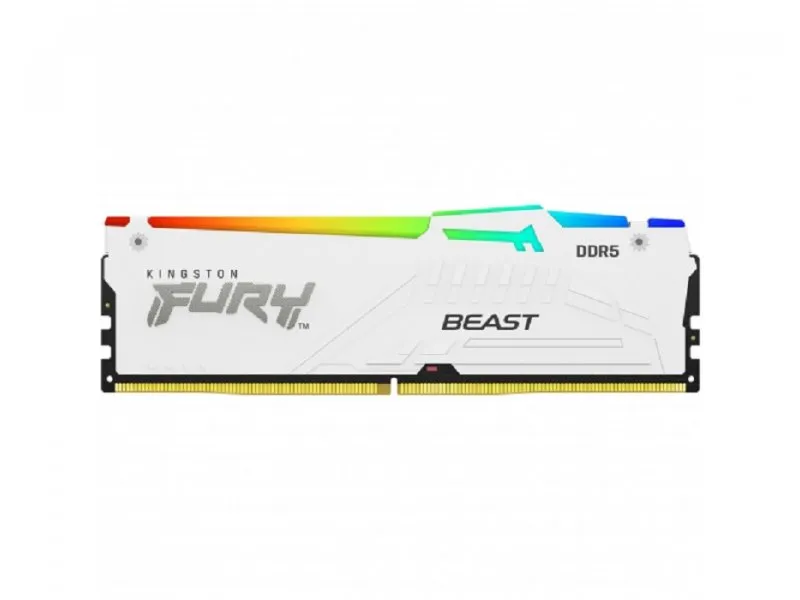 DDR5 32GB 5600MHz CL36 DIMM FURY Beast White RGB EXPO KF556C36BWEA-32