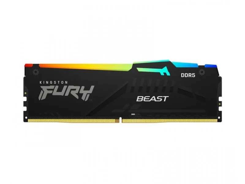 DIMM DDR5 16GB 6400MT/s KF564C32BBEA-16 FURY Beast Black RGB EXPO