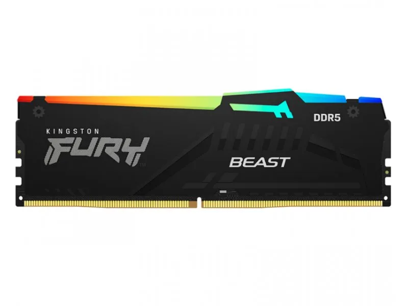 DIMM DDR5 32GB 6400MT/s KF564C32BBA-32 FURY Beast Black RGB XMP