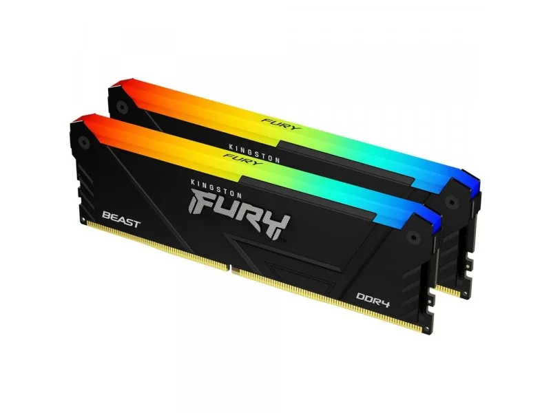 FURY Beast 32GB (2x16GB) DDR4 3200MHz CL16 RGB KF432C16BB2AK2/32