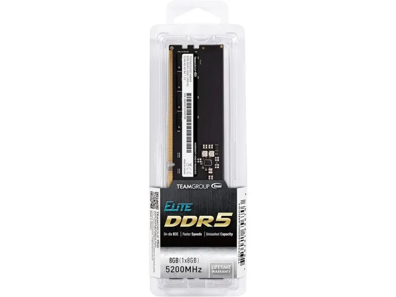 DDR5 TEAM ELITE DESKTOP 8GB 5200MHz TED58G5200C42016 2652