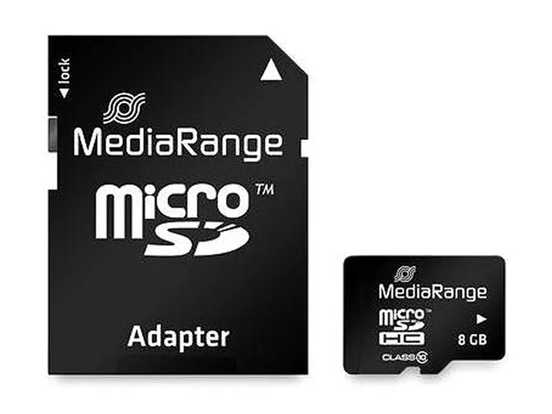 Memorijska kartica MicroSDHC 8GB + SD adapter C10