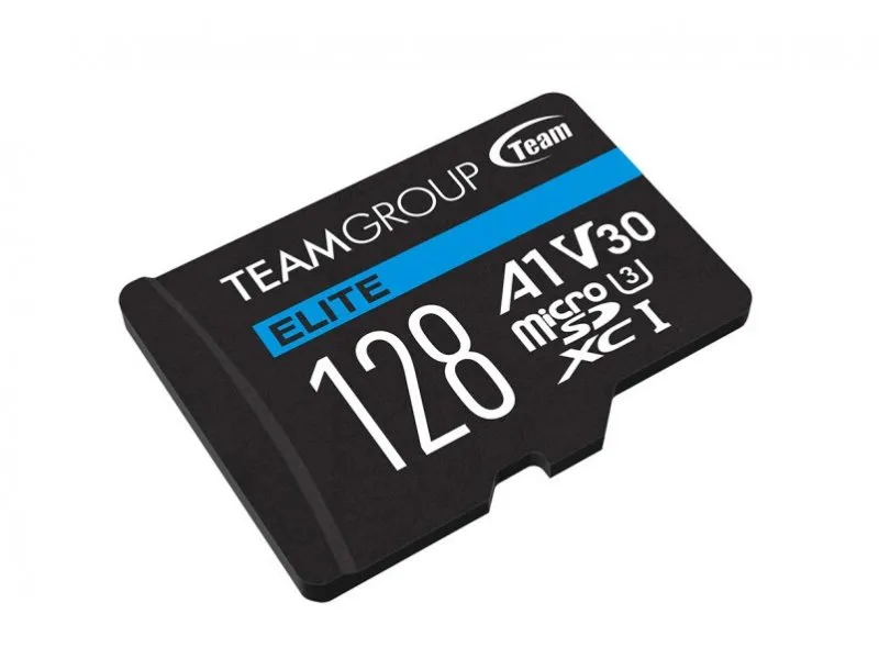 TeamGroup MICRO SDXC 128GB ELITE, UHS-I U3 V30 A1, 100/50MB/s +SD Adapter TEAUSDX128GIV30A103