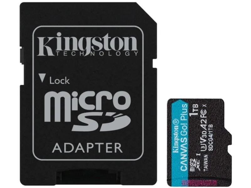 Memorijska kartica U3 V30 microSDXC 1TB Canvas Go Plus 200MB/s A2 + adapter SDCG4/1TB