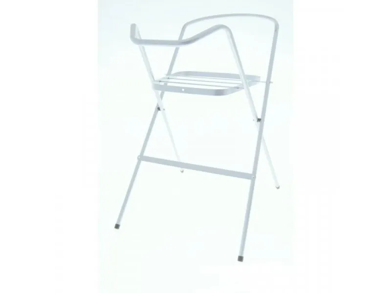 Metalni stalak za kadicu sa korpom 102cm,beli A010608