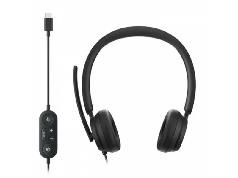 Modern USB-C slušalice sa mikrofonom, USB-C, crne (I6S-00002)