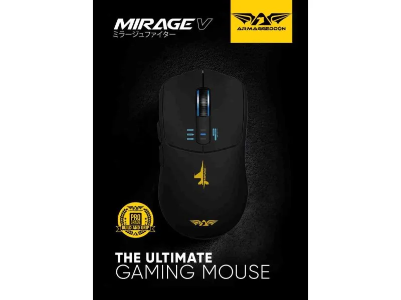 Mirage V Wireless/BT Gaming Mouse Black