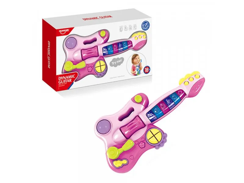 Moja prva interaktivna gitara pink