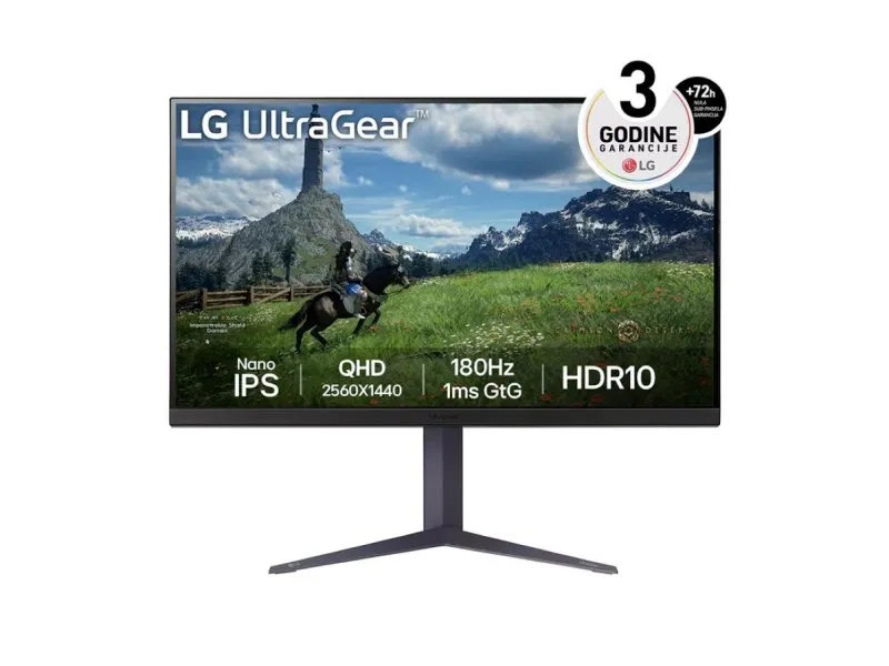 32GS85Q-B IPS 180Hz QHD FreeSync Gaming