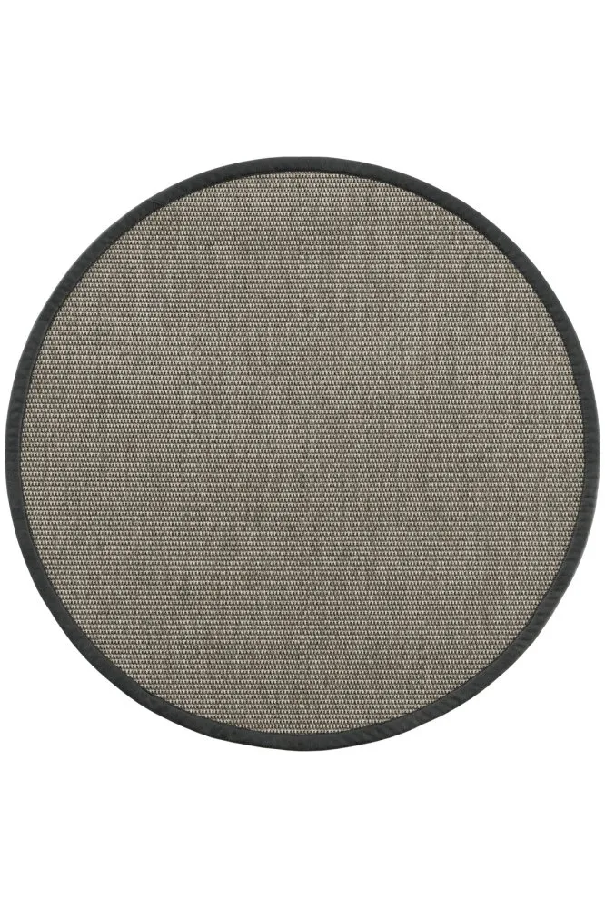 Montana M710 Okrugli Crno - Sivi tepih 100 cm (860BLN5167)