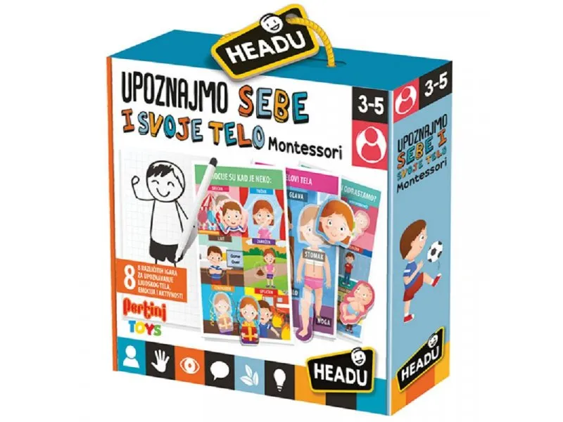 Montesori igra Upoznajmo sebe i svoje telo