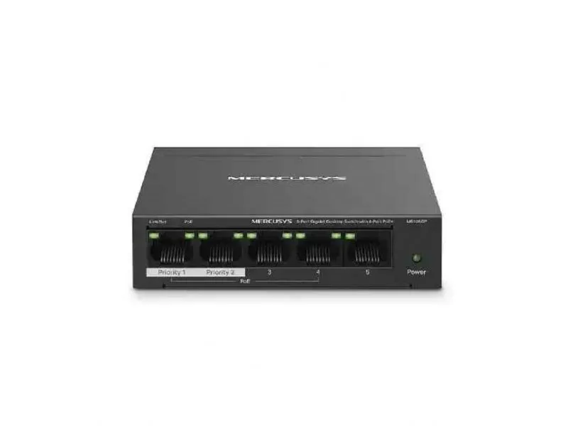 MS105GP/4-Port PoE+ Switch
