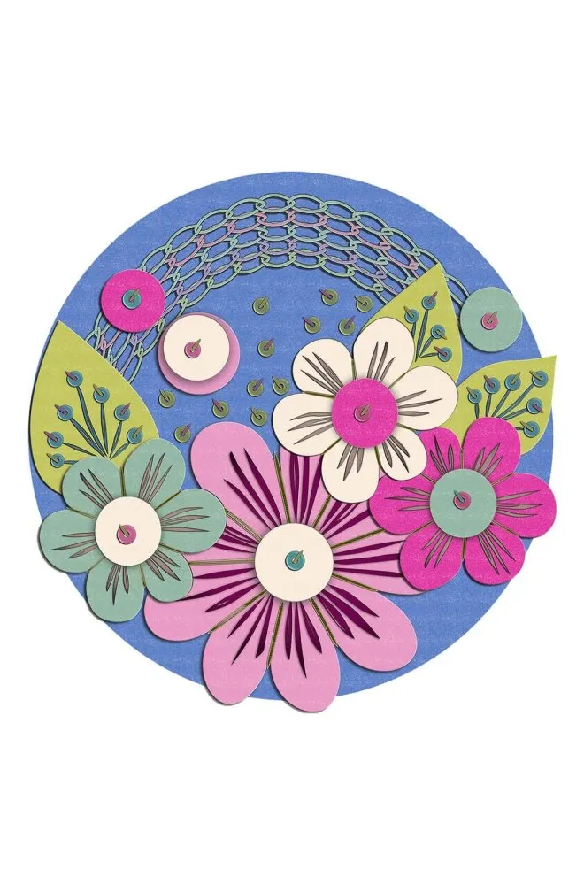Multicolor okrugli tepih HMNT936 60 x 60 (477HFT2241)