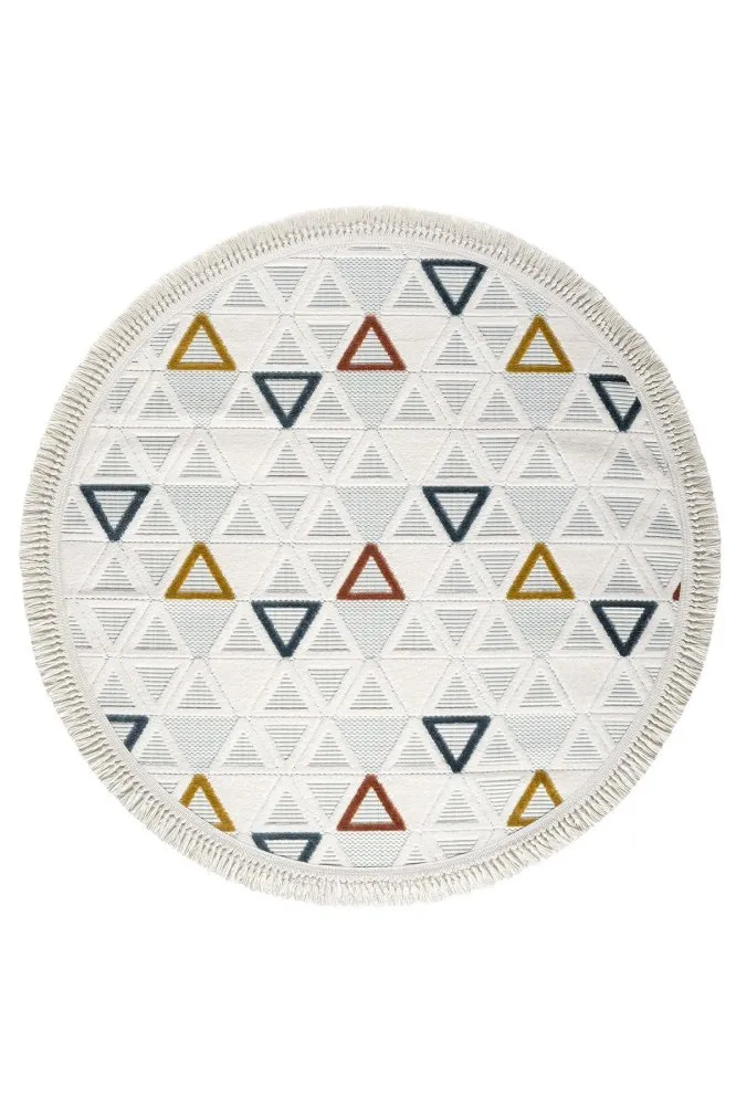 Multicolor okrugli tepih Sosa 9004 190 cm (614CCL4384)