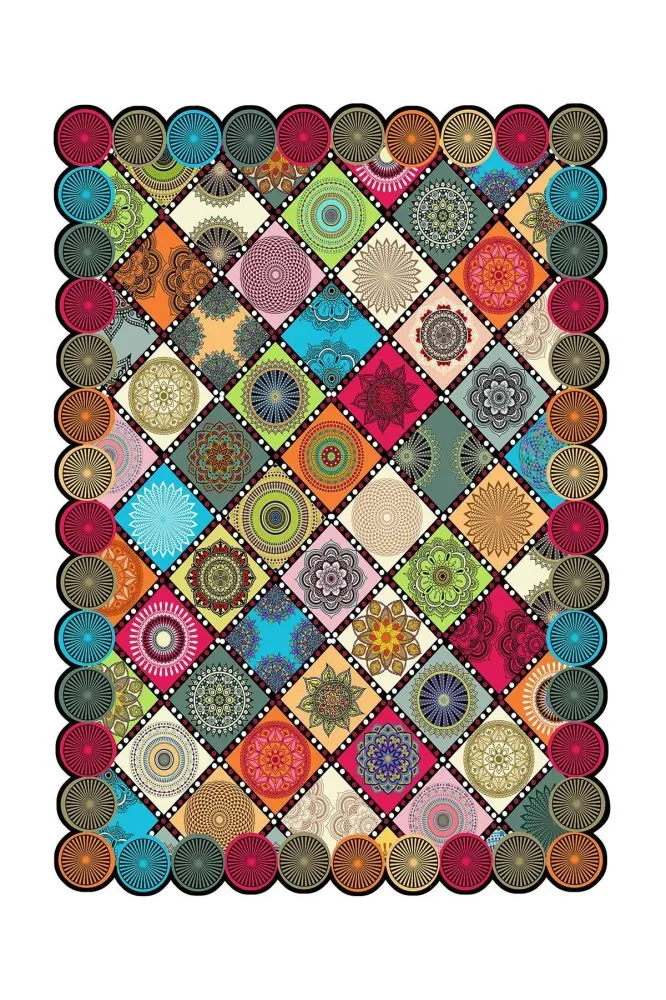 Multicolor tepih Hmnt966 60 x 100 (478HFT3203)