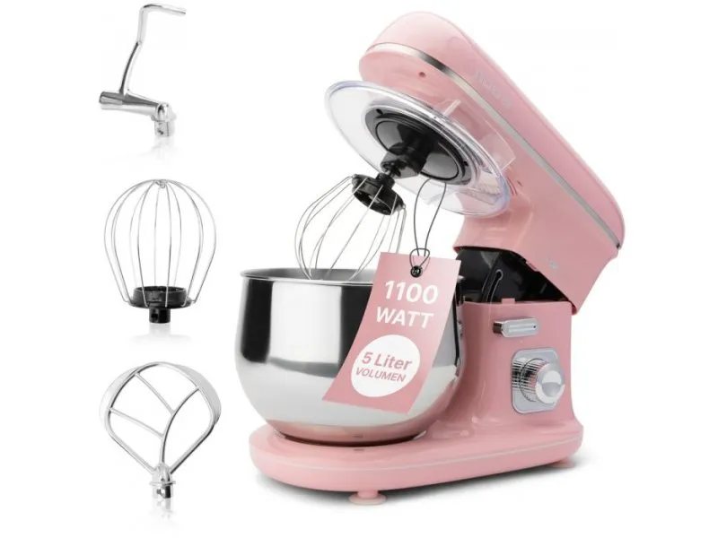 Multifunkcionalni mikser Clatronic KM 3711 PINK 5 l, 1100 w (KM3711 PINK)