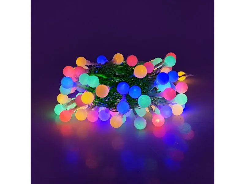 Lampice za jelku sa 100 višebojnih LED dioda ML-C2011