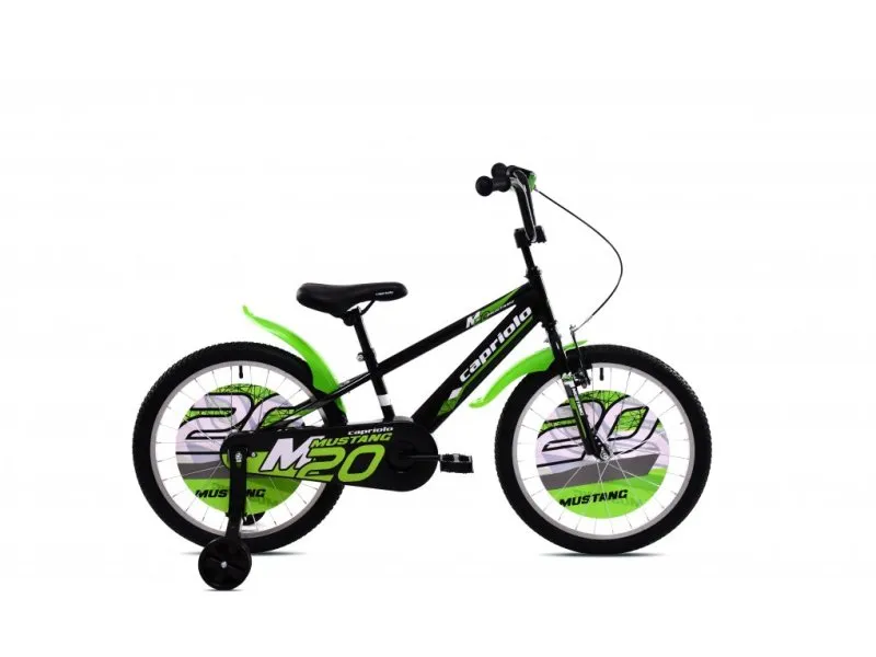 Mustang 20 crno-lime 925130-20