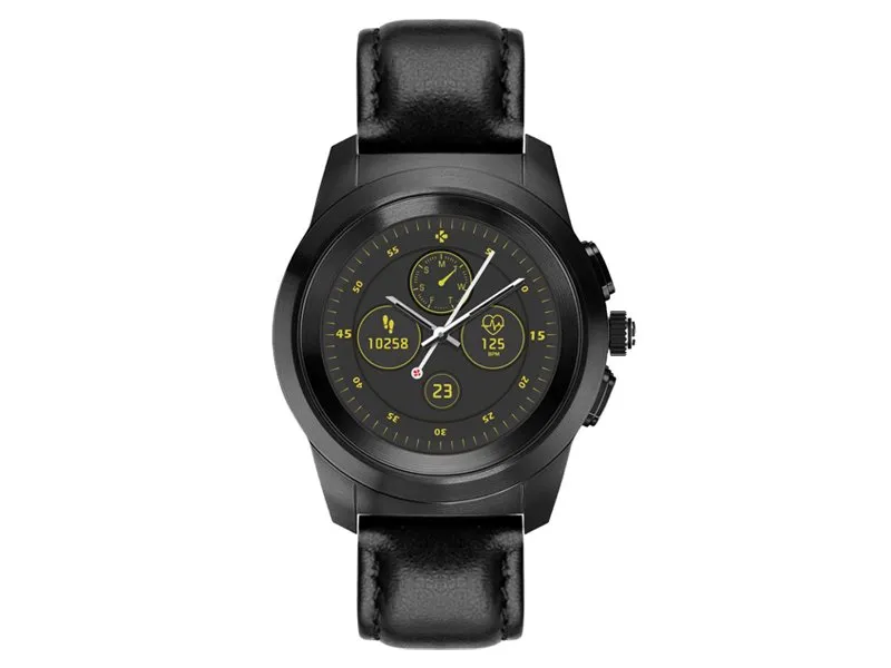 Zetime premium regular brushed flat leather crni