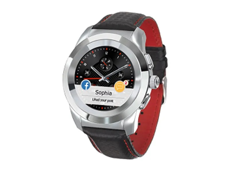 (ZeTime) Premium Silver/Black/Red