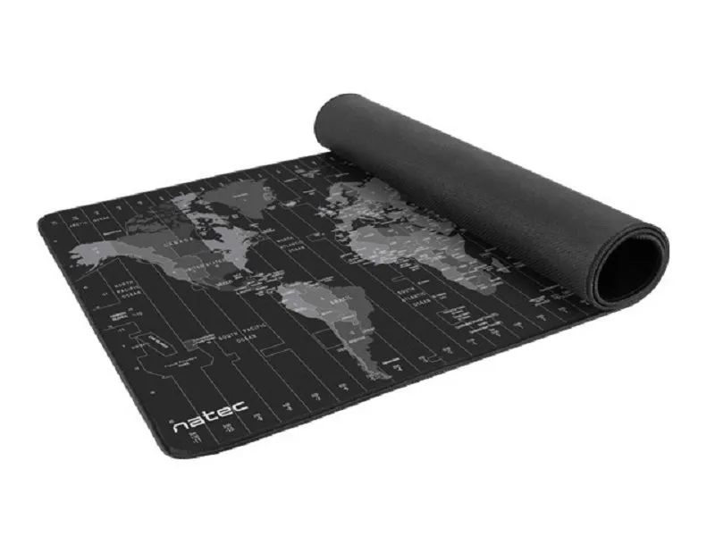 TIME ZONE MAP MAXI, podloga za miša, 80 cm x 40 cm (NPO-1119)
