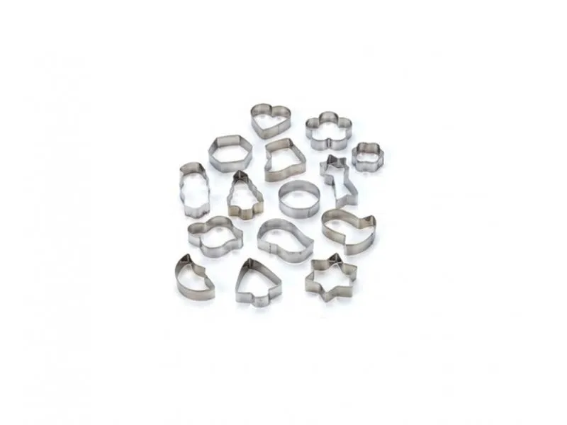 NV10-186-014 Kalupi za kolačiće Inox 15 oblika