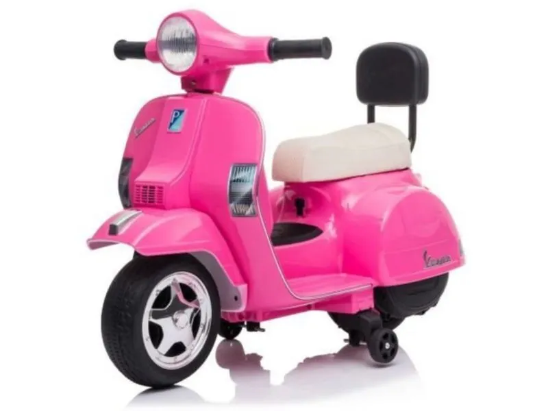 Mini vespa skuter roza boja
