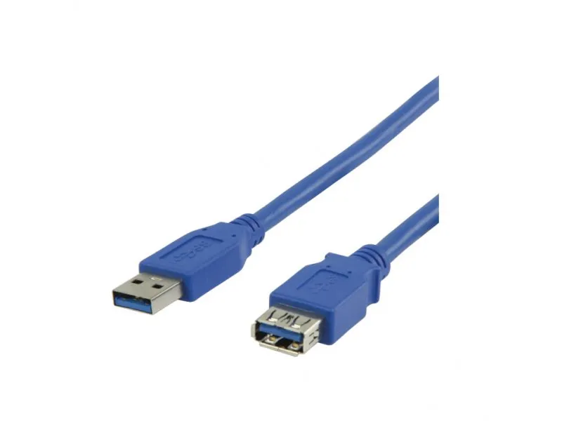 USB 3.0 kabel 1m USB3.0A/A-1/BL