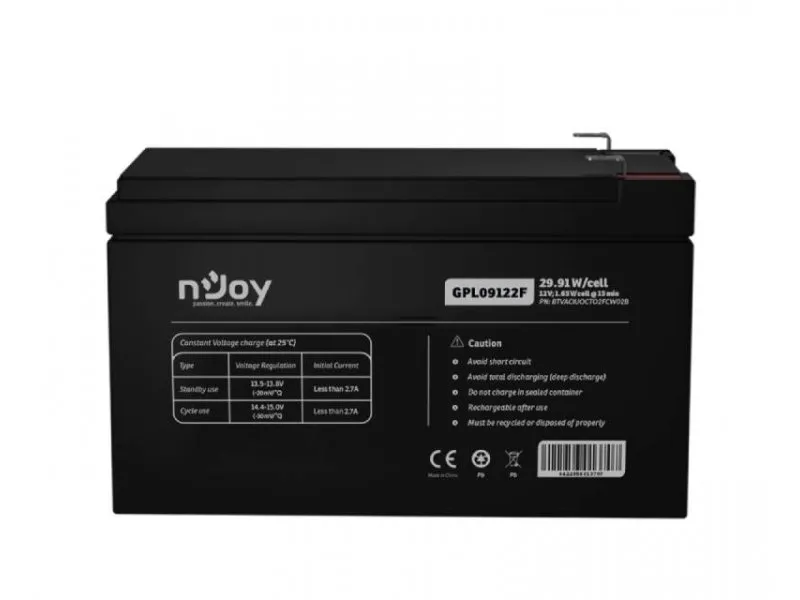 GPL09122F baterija za UPS 12V 9Ah (BTVACIUOCTO2FCW02B)