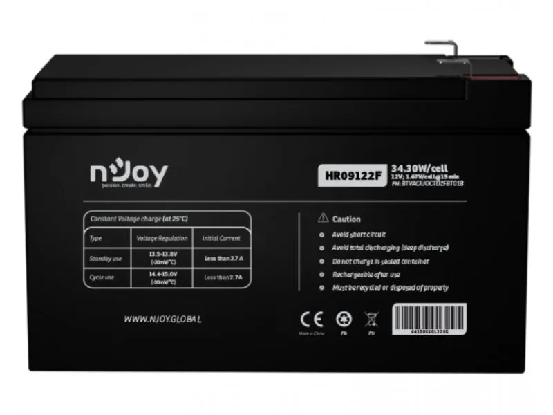 HR09122F baterija za UPS 12V 38.31W/cell (BTVACIUOCTD2FBT01B)