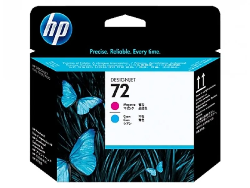 No.72 Magenta and Cyan Printhead C9383A