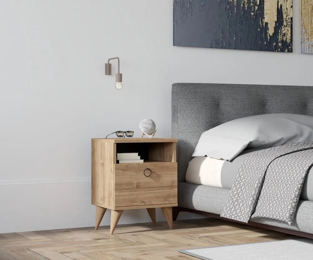 Noćni stočić Barlo Walnut
