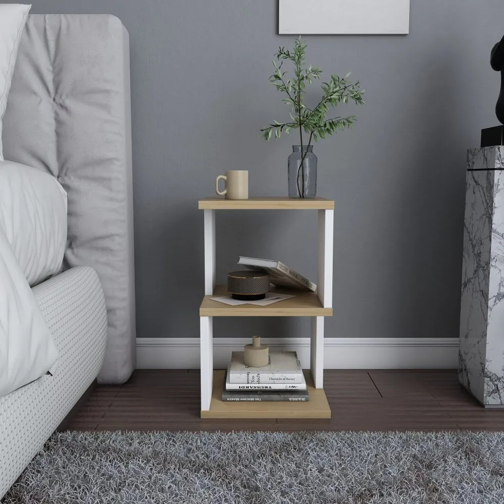 Noćni stočić Carter Oak White