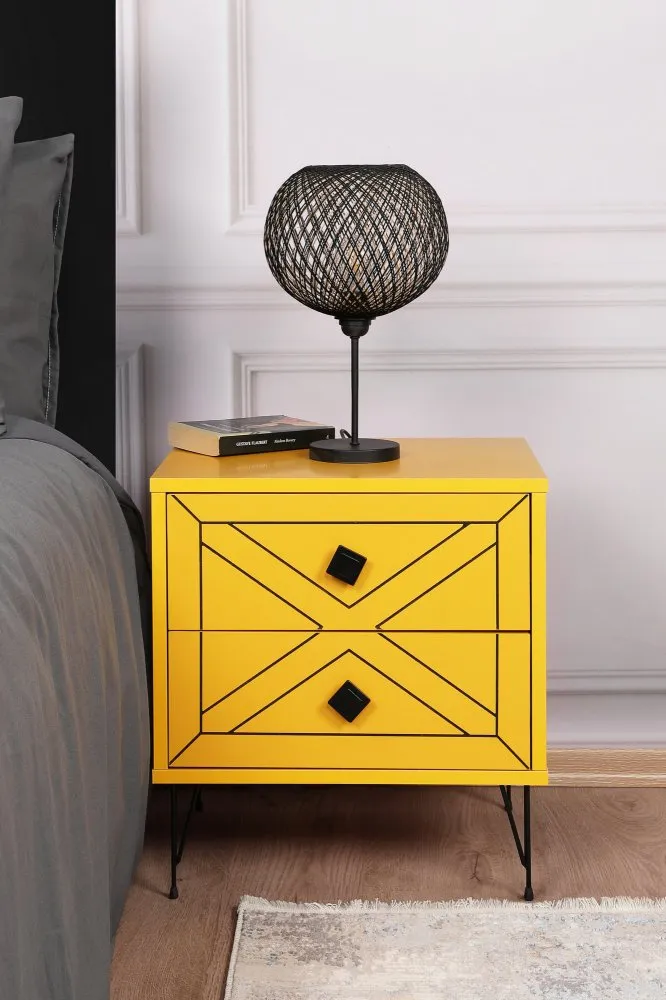 Noćni stočić Luna Yellow
