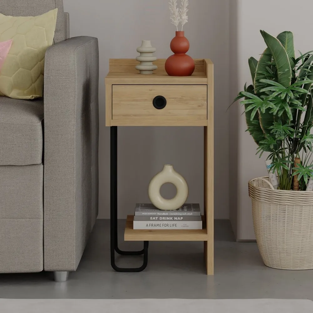 Noćni stočić Sirius Right Oak