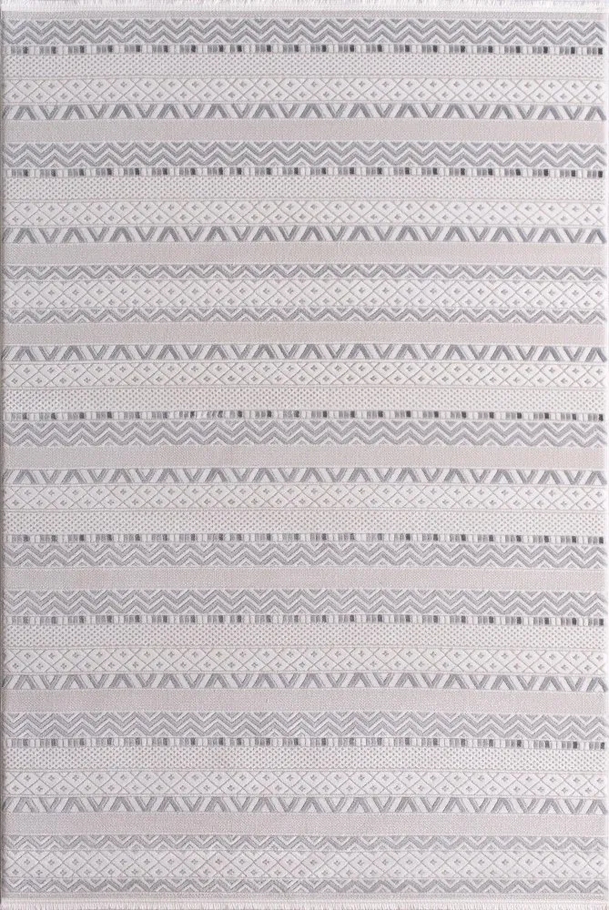 Nora 7335 Sivi tepih 160 x 350 (204CCL4257)