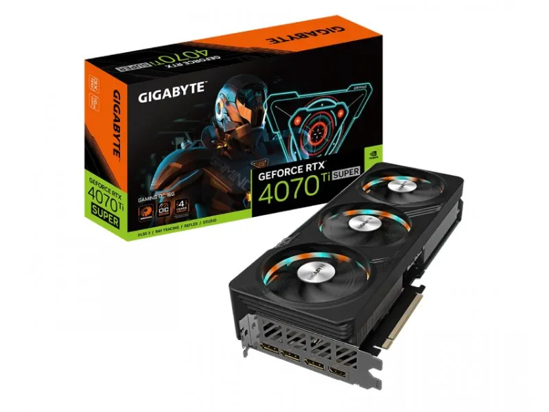 nVidia GeForce RTX 4070 Ti SUPER GAMING OC 16GB GV-N407TSGAMING OC-16GD