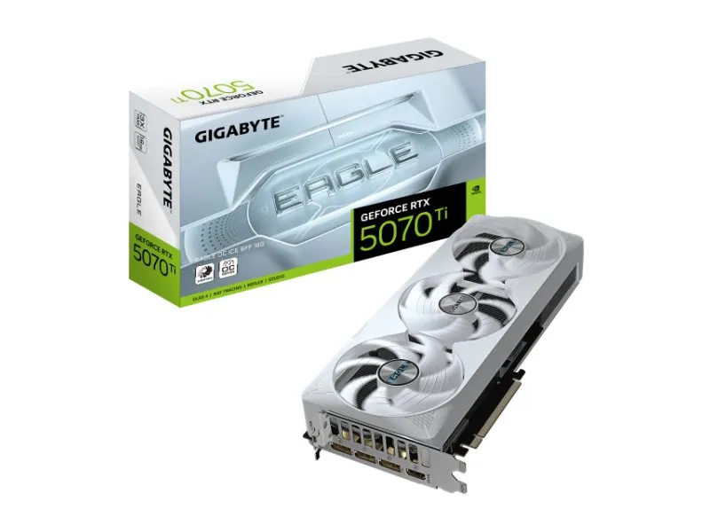 nVidia GeForce RTX 5070 Ti EAGLE ICE 16GB 256bit GV-N507TEAGLEOC ICE-16GD rev. 1.0 grafička karta