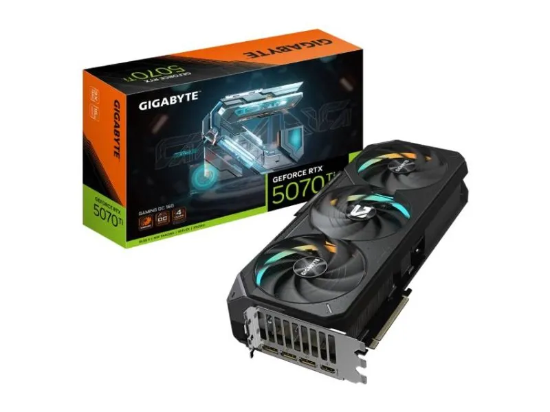 nVidia GeForce RTX 5070 Ti GAMING 16GB 256bit GV-N507TGAMING OC-16GD