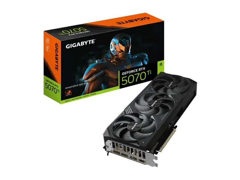 nVidia GeForce RTX 5070 Ti WINDFORCE SFF16GB 256bit GV-N507TWF3-16GD rev. 1.0 grafička karta