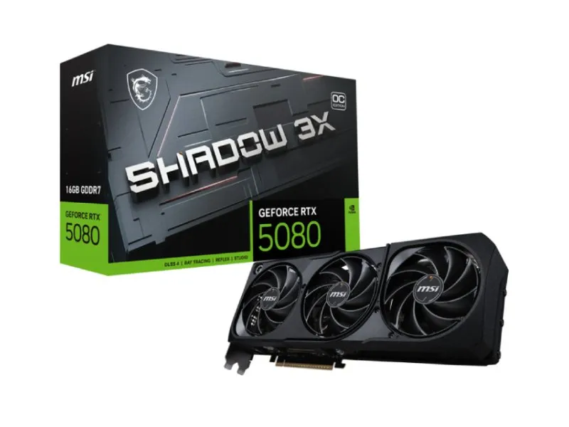 nVidia GeForce RTX 5080 16GB 256bit GeForce RTX 5080 16G SHADOW 3X OC