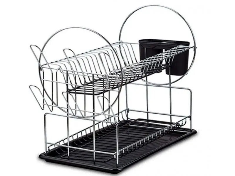 Oceđivač za sudove 36x50x23,5 CM INOX-CRNI NV10-186-110