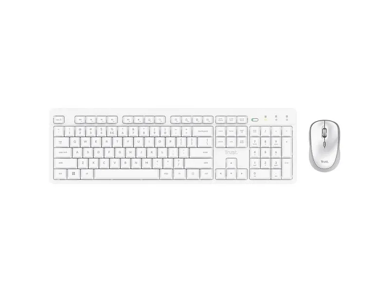 ODY II SILENT, bežična tastatura i miš, beli (25465)