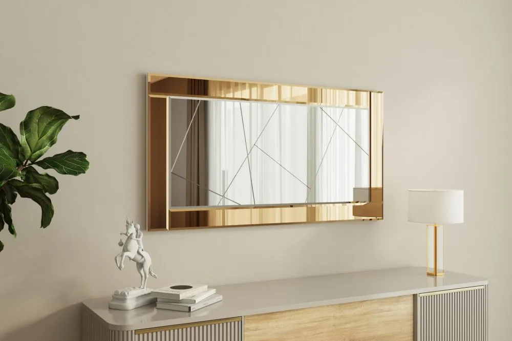Ogledalo Pierre Bronze White