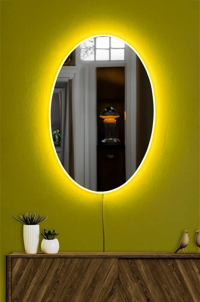 Ogledalo sa LED osvetljenjem Belrosa Yellow