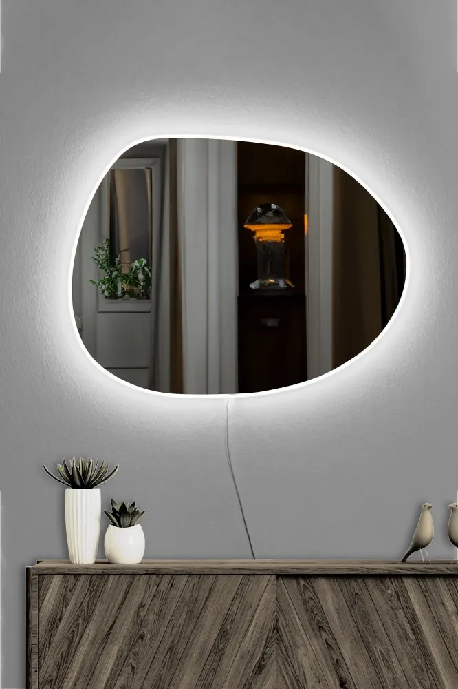 Ogledalo sa LED osvetljenjem Piago White