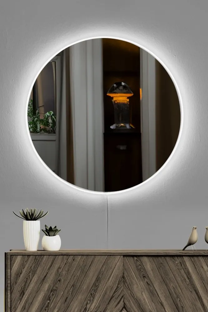 Ogledalo sa LED osvetljenjem Round Diameter: 60 cm White